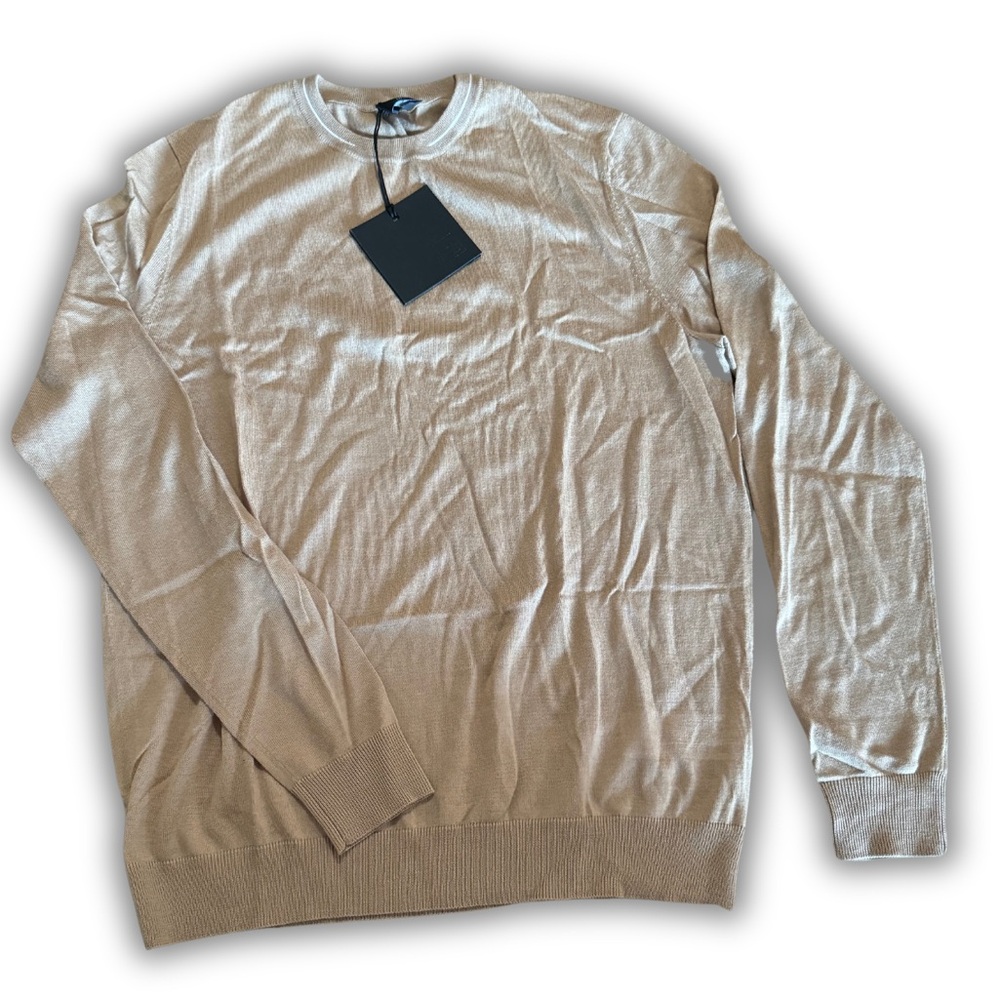 NWT | Lab Pal Zileri | Lightweight Pure Virgin Wool Crewneck Sweater | Size: M